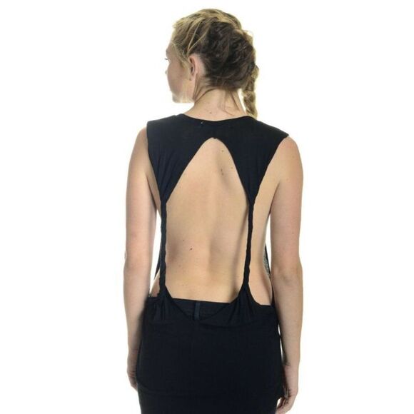 CHRLDR Populaire Viscose Jersey White Tank Top M - Picture 2 of 2